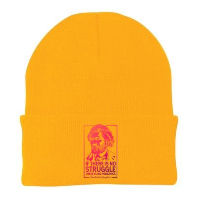 Frederick Douglas No Struggle Progress Black History Gift Knit Cap Winter Beanie