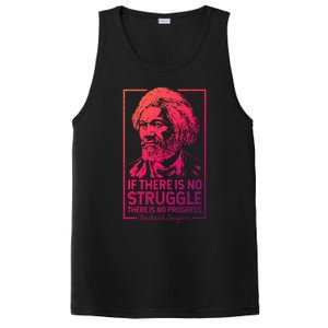 Frederick Douglas No Struggle Progress Black History Gift PosiCharge Competitor Tank