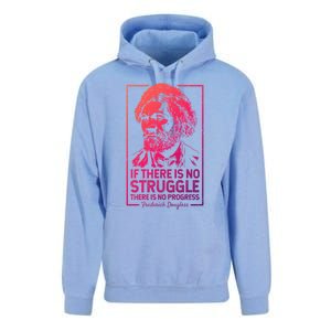 Frederick Douglas No Struggle Progress Black History Gift Unisex Surf Hoodie