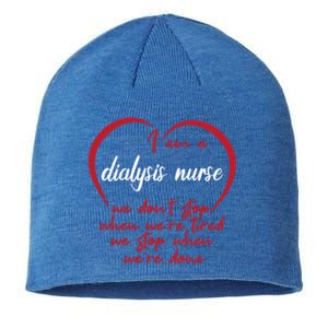 Funny Dialysis Nurse Gift Sustainable Beanie