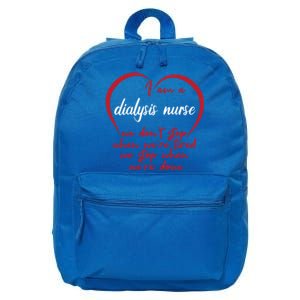 Funny Dialysis Nurse Gift 16 in Basic Backpack