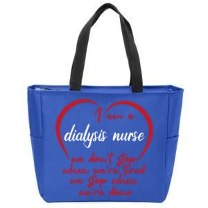 Funny Dialysis Nurse Gift Zip Tote Bag