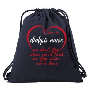 Funny Dialysis Nurse Gift Drawstring Bag