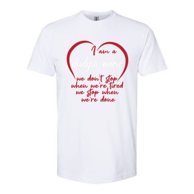 Funny Dialysis Nurse Gift Softstyle® CVC T-Shirt