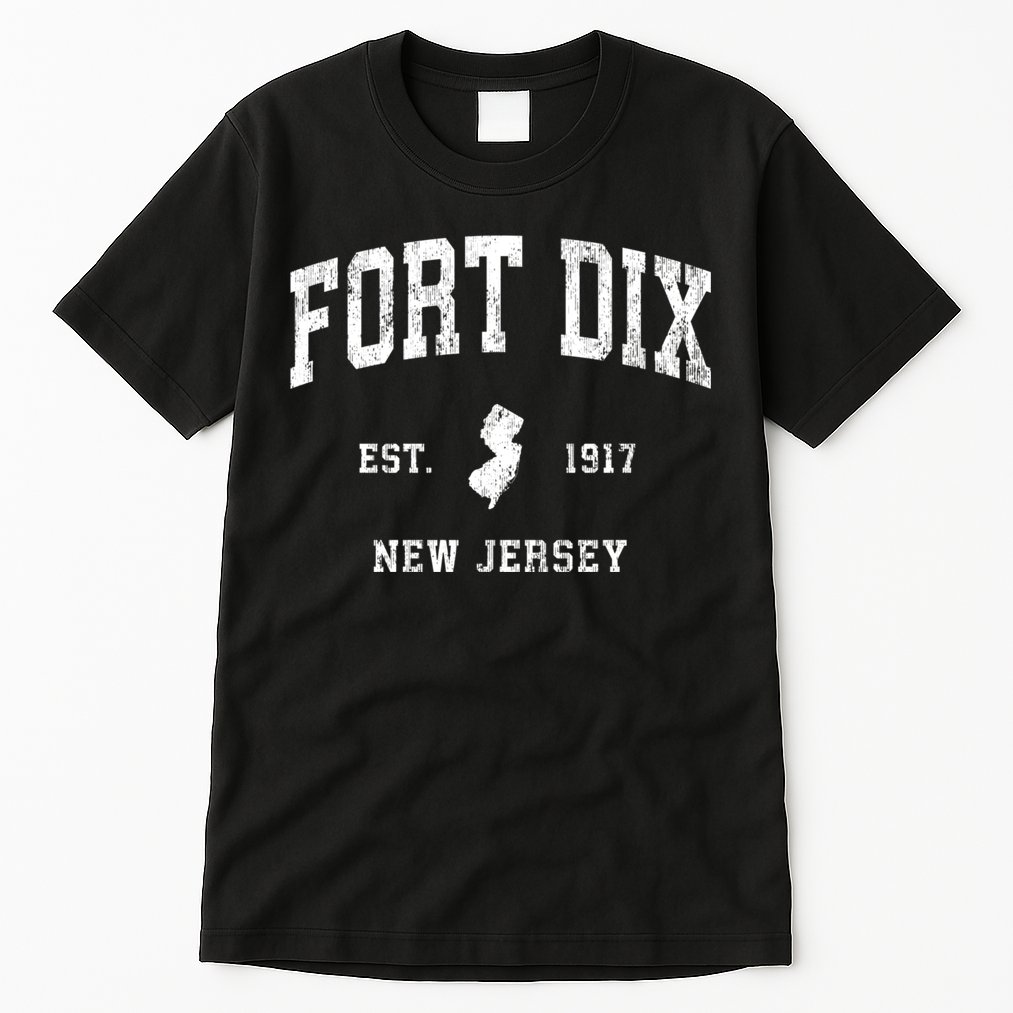 Fort Dix New Jersey Nj Vintage Athletic Tall T-Shirt