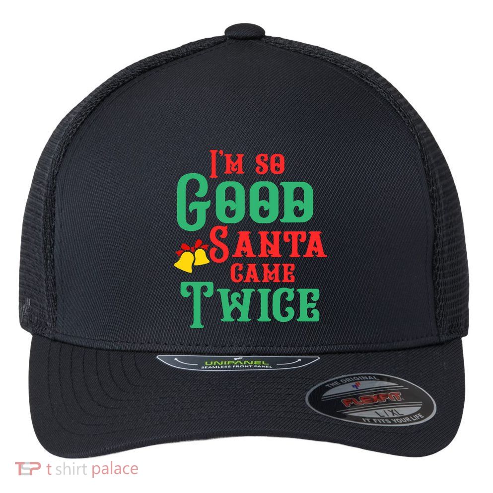 Funny Dirty Naughty Inappropriate Christmas Adult Sexy Xmas Meaningful Gift Flexfit Unipanel Trucker Cap