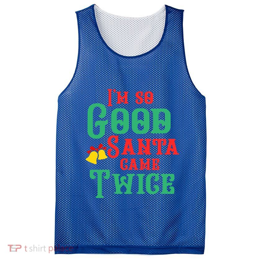 Funny Dirty Naughty Inappropriate Christmas Adult Sexy Xmas Meaningful Gift Mesh Reversible Basketball Jersey Tank