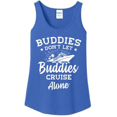 Friends Do Not Let Buddies Cruise Alone Cruise Lover Cute Gift Ladies Essential Tank