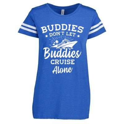 Friends Do Not Let Buddies Cruise Alone Cruise Lover Cute Gift Enza Ladies Jersey Football T-Shirt