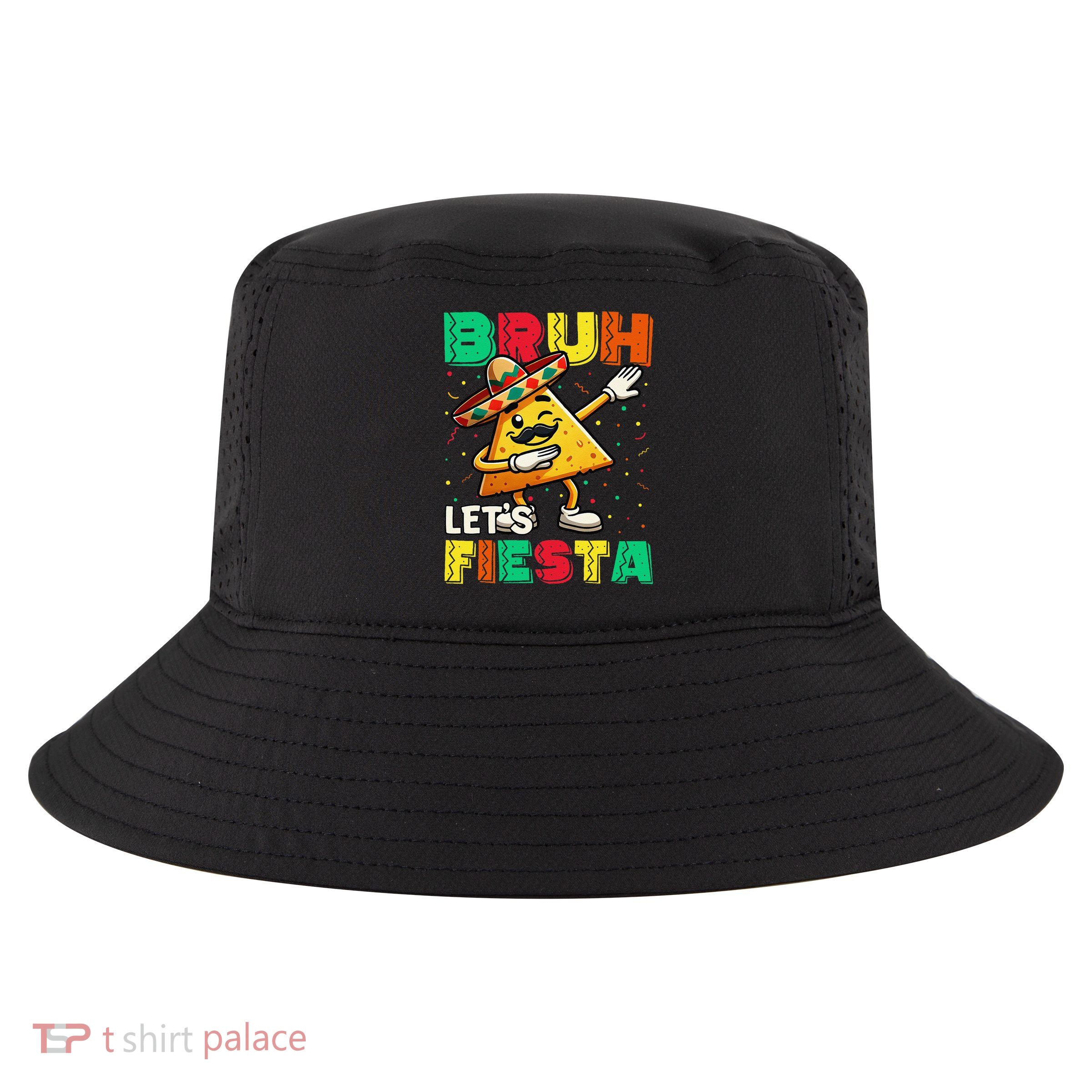Funny Dabbing Nacho Chip Cinco de Mayo Fiesta Party Cool Comfort Performance Bucket Hat