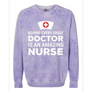 Funny Doctor Nurse Joke Humor Great Gift Colorblast Crewneck Sweatshirt