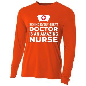 Funny Doctor Nurse Joke Humor Great Gift Cooling Performance Long Sleeve Crew