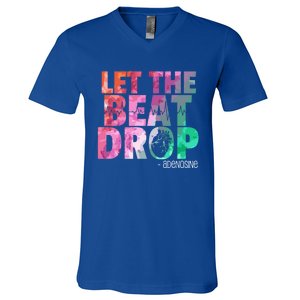 Funny Doctor Nurse Let The Beat Drop Adenosine Cool Gift V-Neck T-Shirt