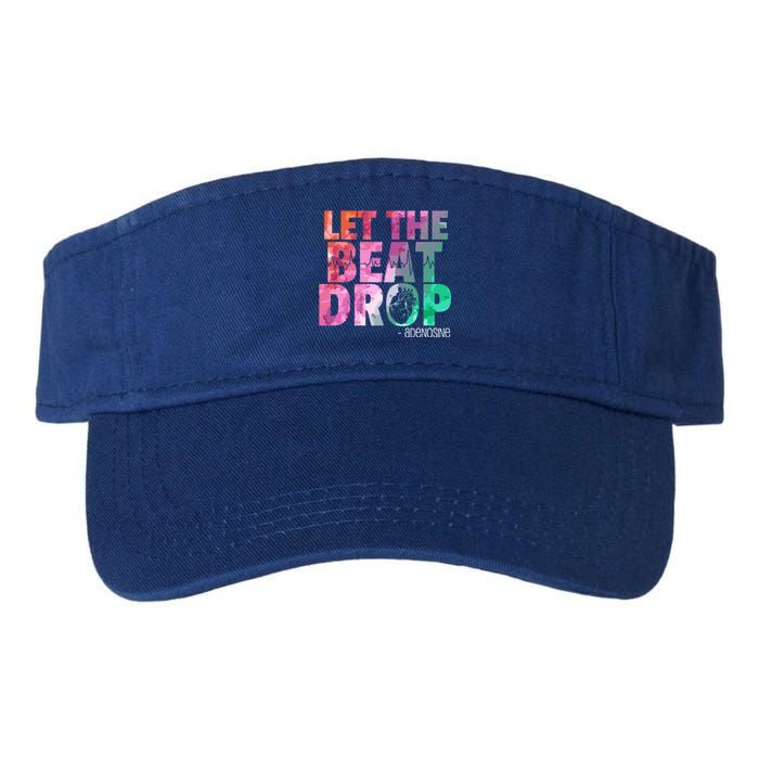 Funny Doctor Nurse Let The Beat Drop Adenosine Cool Gift Valucap Bio-Washed Visor