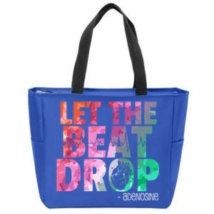 Funny Doctor Nurse Let The Beat Drop Adenosine Cool Gift Zip Tote Bag