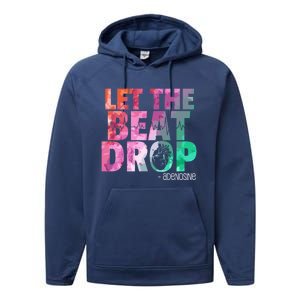 Funny Doctor Nurse Let The Beat Drop Adenosine Cool Gift Performance Fleece Hoodie