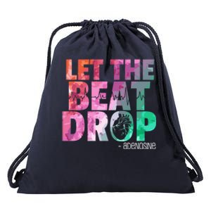 Funny Doctor Nurse Let The Beat Drop Adenosine Cool Gift Drawstring Bag