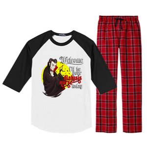 Funny Dialysis Nurse A Vampire Dialysis Nurse Raglan Sleeve Pajama Set