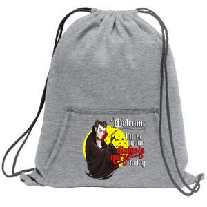 Funny Dialysis Nurse A Vampire Dialysis Nurse Sweatshirt Cinch Pack Bag