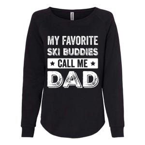 Fathers Day Novelty For Funny Ski Dad Gift Womens California Wash Sweatshirt