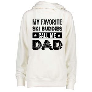 Fathers Day Novelty For Funny Ski Dad Gift Womens Funnel Neck Pullover Hood