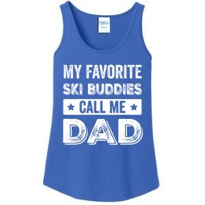 Fathers Day Novelty For Funny Ski Dad Gift Ladies Essential Tank