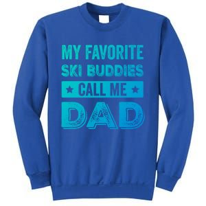 Fathers Day Novelty For Funny Ski Dad Gift Sweatshirt