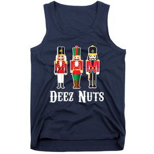 Funny Deez Nuts Nutcracker Crew Ugly Christmas Tank Top