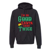 Funny Dirty Naughty Inappropriate Christmas Adult Sexy XMAS TShirt Premium Hoodie