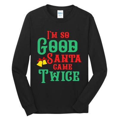 Funny Dirty Naughty Inappropriate Christmas Adult Sexy XMAS TShirt Tall Long Sleeve T-Shirt