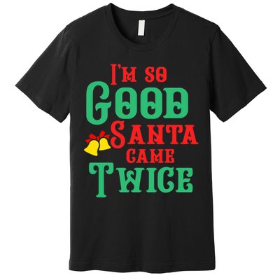 Funny Dirty Naughty Inappropriate Christmas Adult Sexy XMAS TShirt Premium T-Shirt