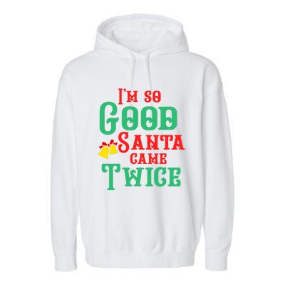 Funny Dirty Naughty Inappropriate Christmas Adult Sexy XMAS TShirt Garment-Dyed Fleece Hoodie