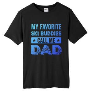 Fathers Day Novelty For Funny Ski Dad Gift Tall Fusion ChromaSoft Performance T-Shirt