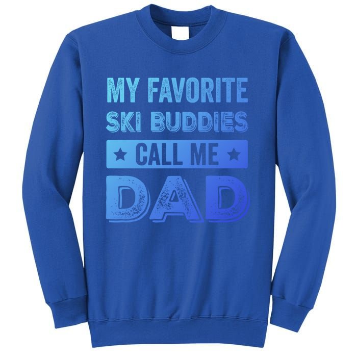 Fathers Day Novelty For Funny Ski Dad Gift Sweatshirt