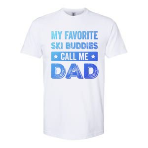 Fathers Day Novelty For Funny Ski Dad Gift Softstyle CVC T-Shirt