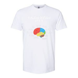 Funny Dialysis Nurse Brain Anatomy Nephrology Nursing Gift Softstyle® CVC T-Shirt