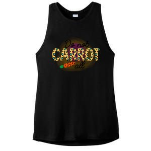 Funny Do Not Carrot All Cool Easter Ladies PosiCharge Tri-Blend Wicking Tank