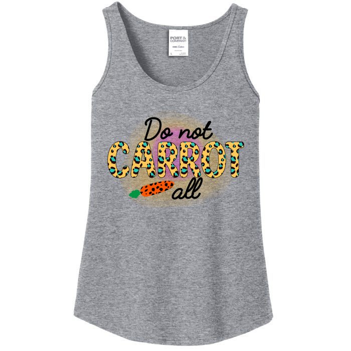 Funny Do Not Carrot All Cool Easter Ladies Essential Tank