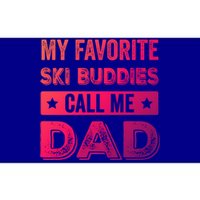 Fathers Day Novelty For Funny Ski Dad Gift Bumper Sticker