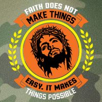 Faith Does Not Make Things Easy It Makes Things Possible Legacy Tie Dye Trucker Hat