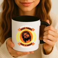 Faith Does Not Make Things Easy It Makes Things Possible Mug