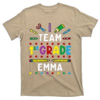 First Day Of School Team 1st Grade Emma Funny Group T-Shirt