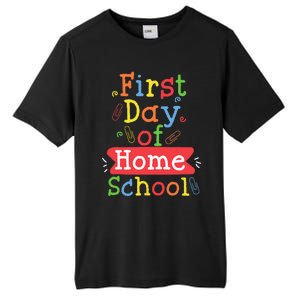 First Day Of School Homeschool Teacher Tall Fusion ChromaSoft Performance T-Shirt