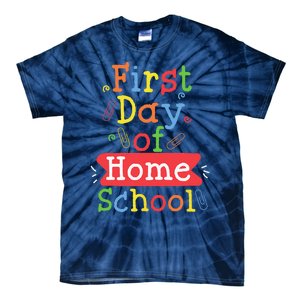 First Day Of School Homeschool Teacher Tie-Dye T-Shirt