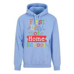 First Day Of School Homeschool Teacher Unisex Surf Hoodie