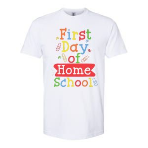 First Day Of School Homeschool Teacher Softstyle CVC T-Shirt