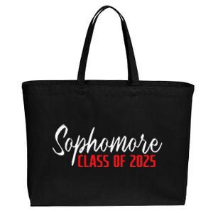 First Day Of Sophomore Year Class Of 2025 First Day Of 10th Cotton Canvas Jumbo Tote