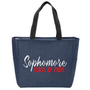 First Day Of Sophomore Year Class Of 2025 First Day Of 10th Zip Tote Bag