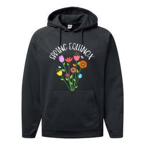 First Day Of Spring Equinox Performance Fleece Hoodie