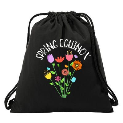 First Day Of Spring Equinox Drawstring Bag